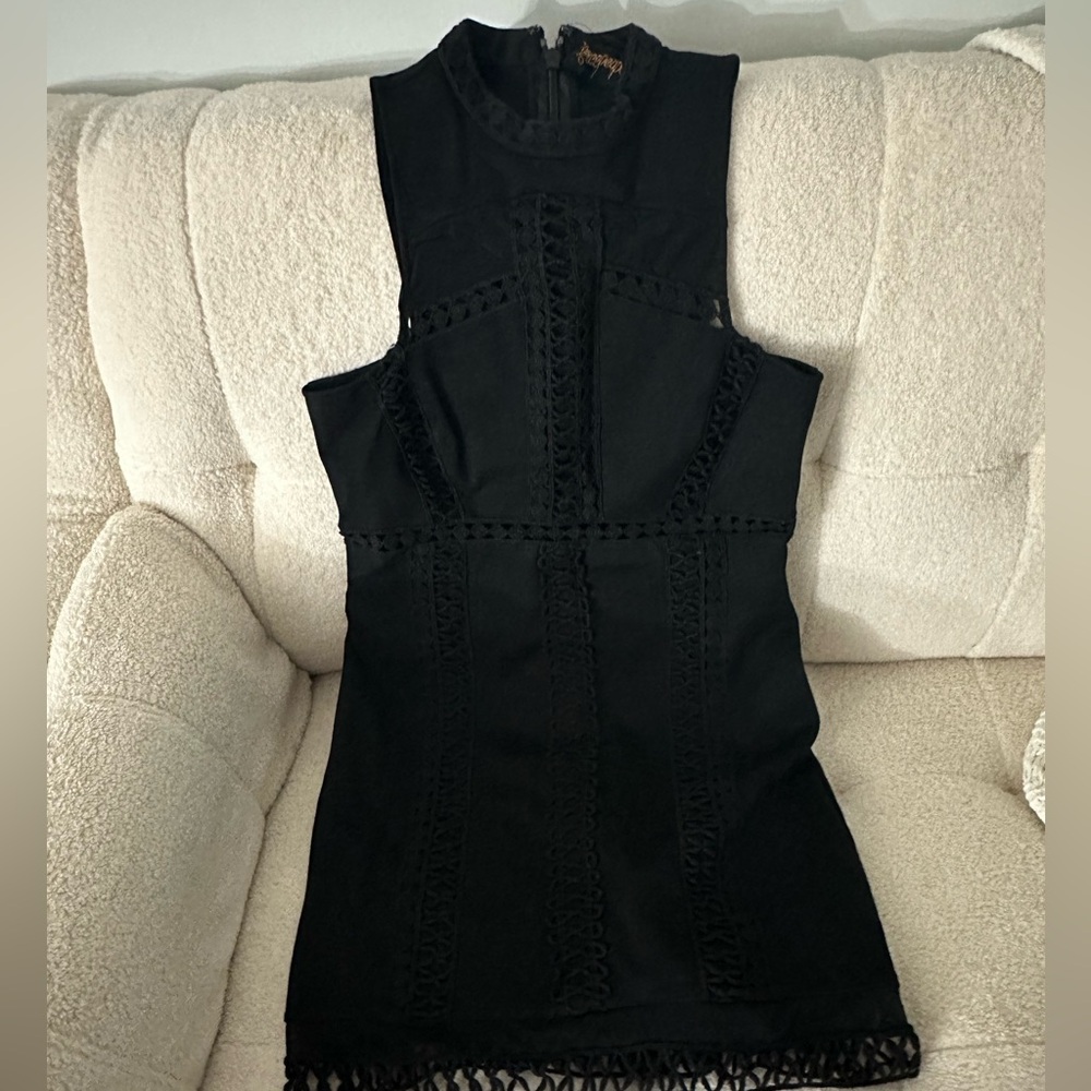 Free people black mini dress
